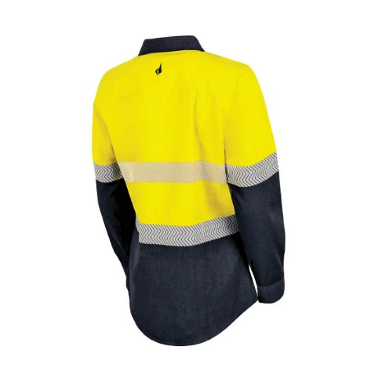 Picture of BOOL Ladies Ultra-Lightweight PPE2 Two Tone FR Shirt with Segmented FR Reflective Tape