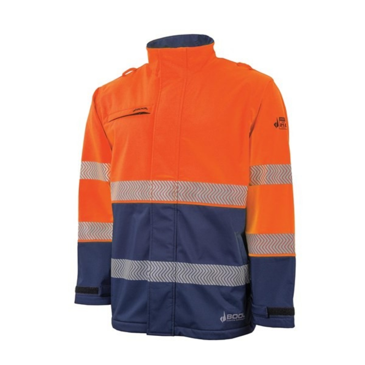 Picture of BOOL Hi-Vis PPE2 Softshell Jacket with Segmented FR Reflective Tape