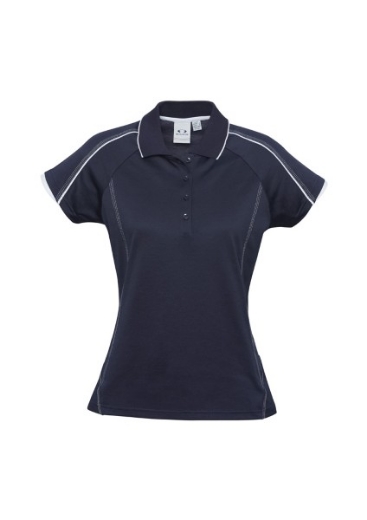 Picture of Biz Collection Ladies Blade Polo Shirt Cotton Rich Soft Touch Jersey