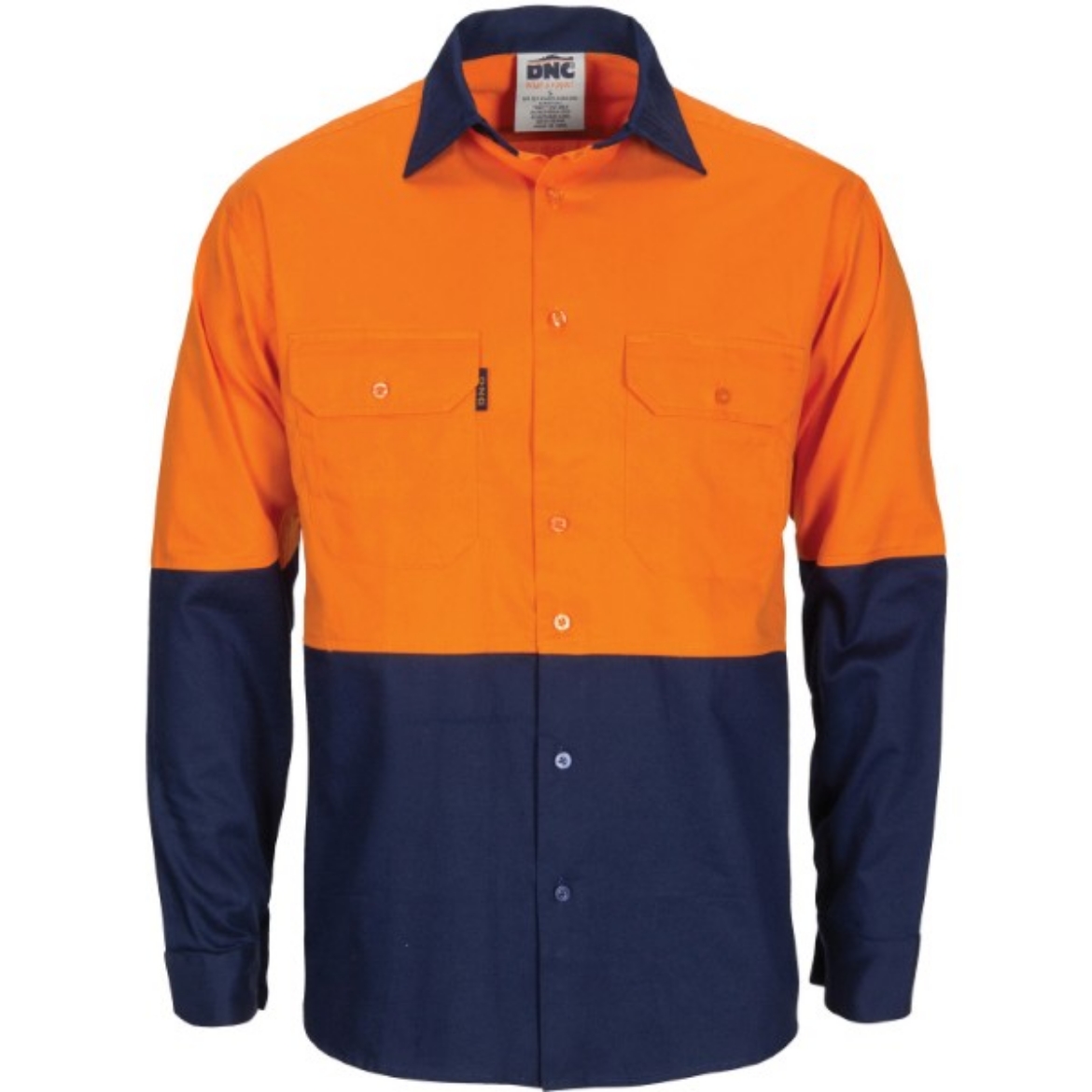 Picture of DNC Cotton Drill Shirt Cool Breeze Long Sleeve with Gussets