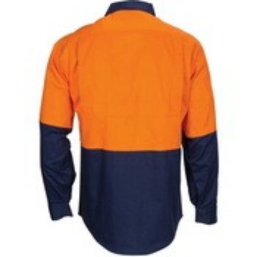 Picture of DNC Cotton Drill Shirt Cool Breeze Long Sleeve with Gussets