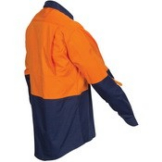 Picture of DNC Cotton Drill Shirt Cool Breeze Long Sleeve with Gussets