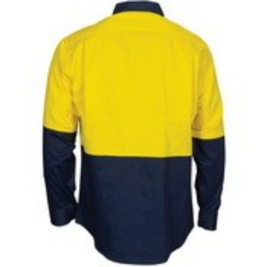 Picture of DNC Cotton Drill Shirt Cool Breeze Long Sleeve with Gussets
