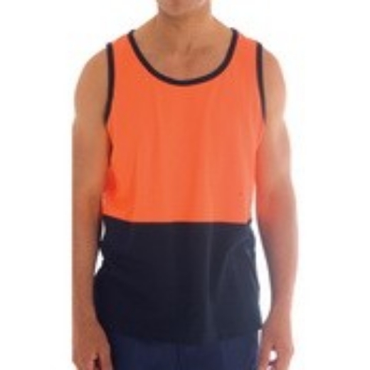 Picture of DNC Polyester Cotton Back 2 Tone Singlet