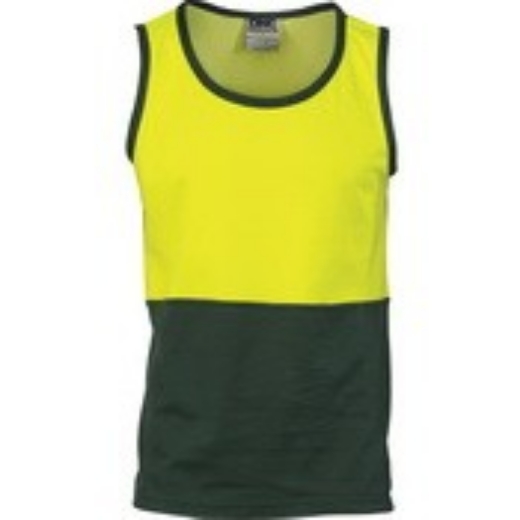Picture of DNC Polyester Cotton Back 2 Tone Singlet
