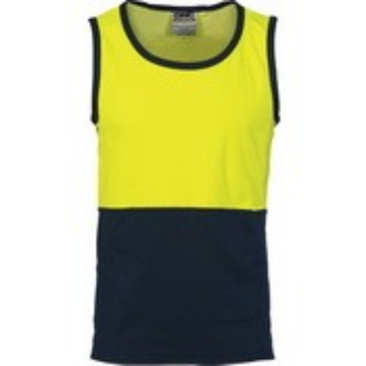 Picture of DNC Polyester Cotton Back 2 Tone Singlet