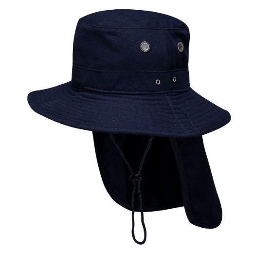 Picture of Wide Brim Hat with Legionnaires Flap (PH10012)