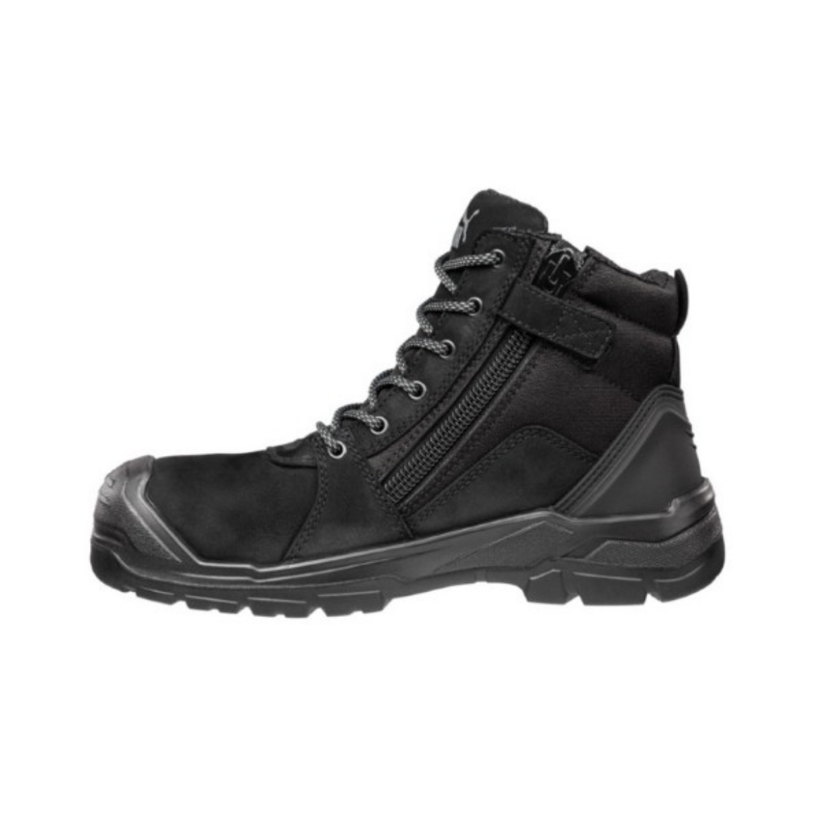 Picture of Puma Safety Tornado Boot Lace Up Zip Side with Scuff Cap Black