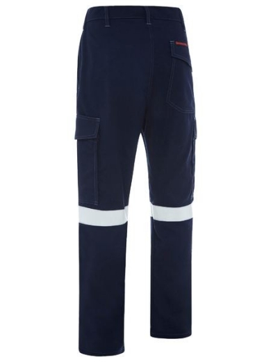 Picture of Bisley Flame Resistant Tencate Tecasafe Plus 580 Cargo Pant with Reflective 197gsm HRC 1 ATPV 6-7