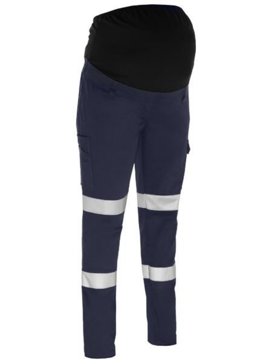 Picture of Bisley Ladies Taped Stretch Cargo Maternity Pants