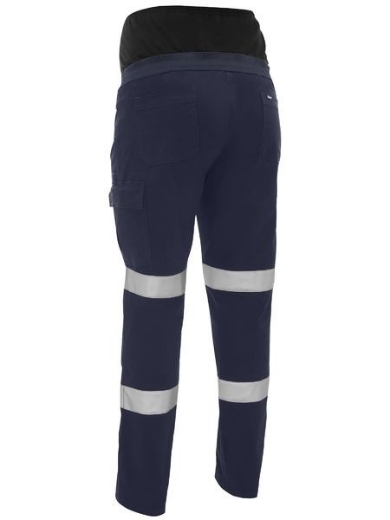 Picture of Bisley Ladies Taped Stretch Cargo Maternity Pants