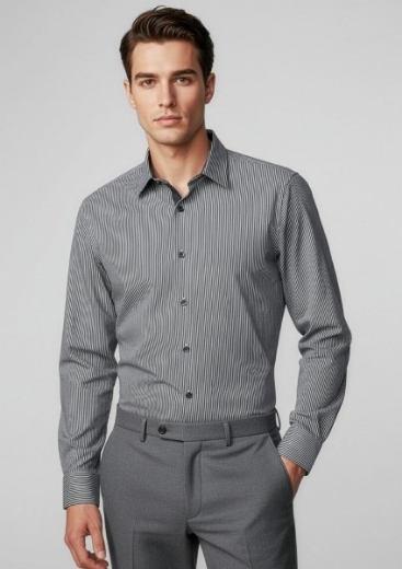 Picture of Biz Collection Mens Edge Shirt Long Sleeve 55% polyester 45% cotton