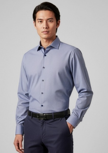 Picture of Biz Collection Mens Edge Shirt Long Sleeve 55% polyester 45% cotton
