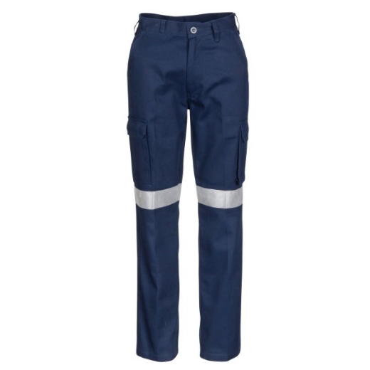Picture of DNC Ladies Cotton Drill Cargo Pants with 3M Reflective Tape