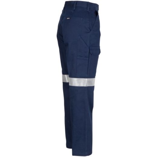 Picture of DNC Ladies Cotton Drill Cargo Pants with 3M Reflective Tape
