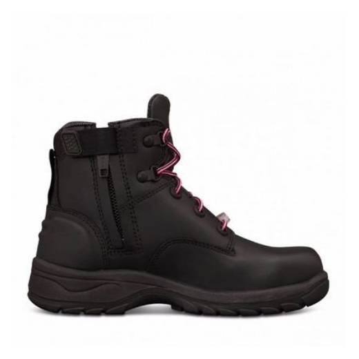 Picture of Oliver Ladies Ankle Zip Side Boot Black (FW10011)