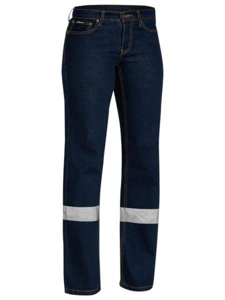 Picture of Bisley Ladies Taped Stretch Denim Jeans