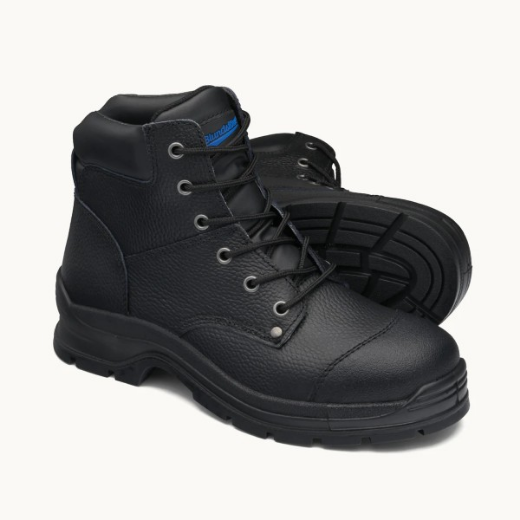 Picture of Blundstone Boot Lace Up with Toe Guard Rambler Leather Black
