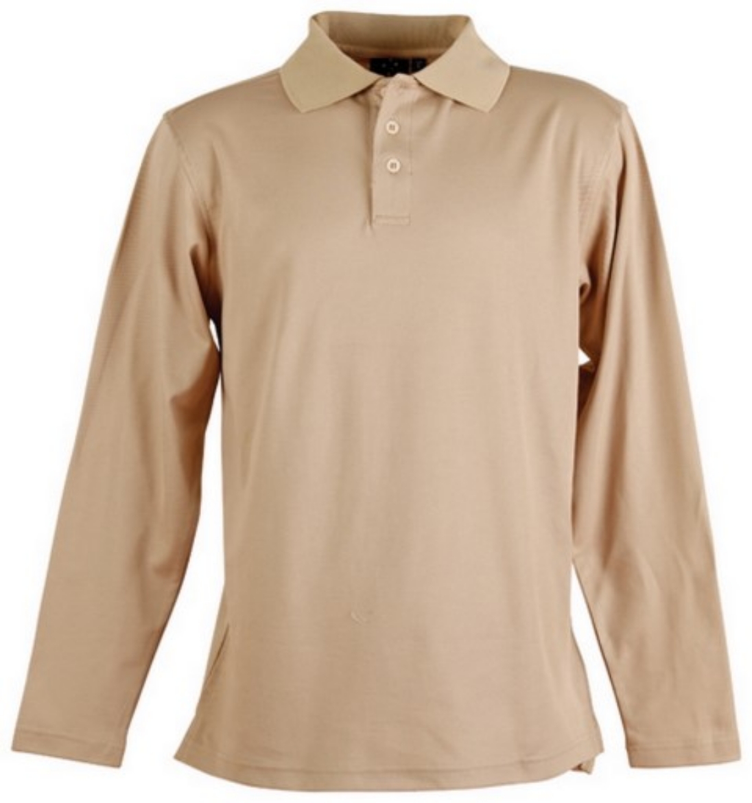 Picture of Winning Spirit Mens Victory Plus Polo Shirt Long Sleeve 60% Cotton 40% Polyester mesh knit
