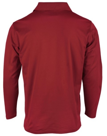 Picture of Winning Spirit Mens Victory Plus Polo Shirt Long Sleeve 60% Cotton 40% Polyester mesh knit