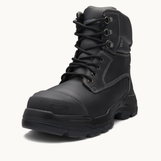 Picture of Blundstone ROTOFLEX Lace up Boot Black TPU Toe Guard 150mm