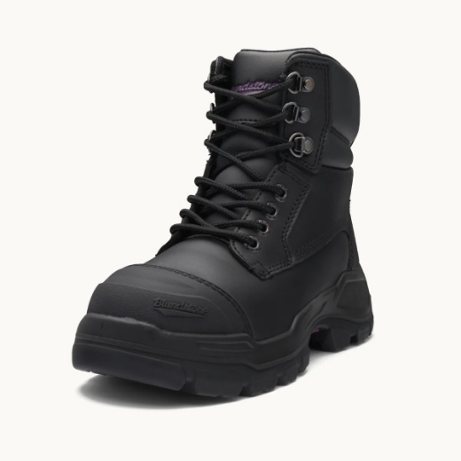 Picture of Blundstone Ladies RotoFlex 150mm Zip Sided Safety Boot Black
