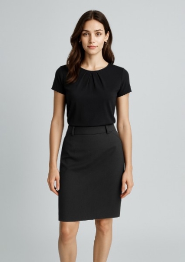 Picture of Biz Corporates Ladies Multi Pleat Cool Stretch Skirt