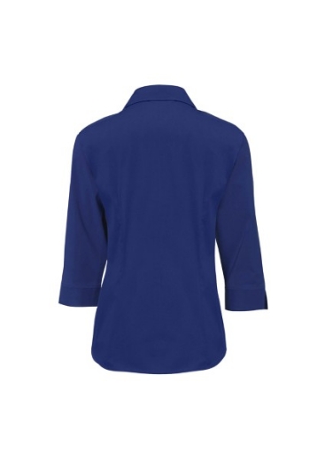 Picture of Biz Collection Ladies Metro Shirt 3/4 Sleeve 65% Cotton 30% polyester 5% elastane