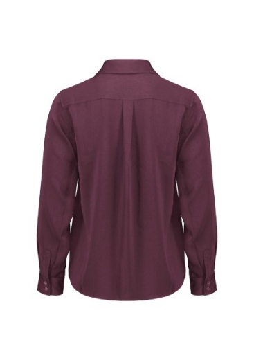 Picture of Biz Corporates Ladies Long Sleeve Button Down Blouse