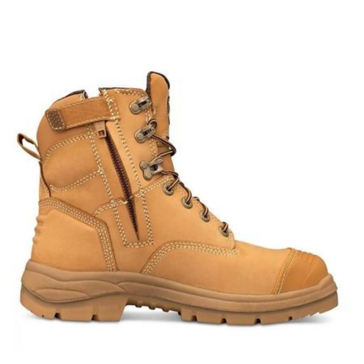 Picture of Oliver Boot At'S Lace up with Zip Side Wheat