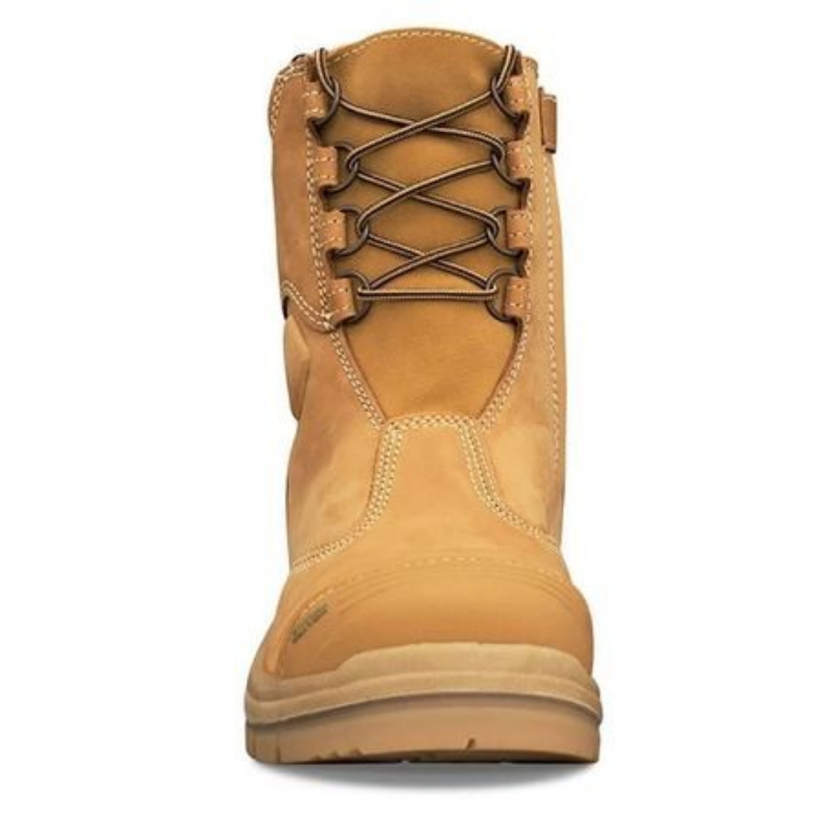Picture of Oliver Boot AT's Hi-Leg Zip Sided Lace Up Boot Wheat