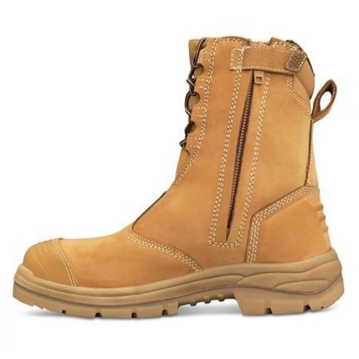 Picture of Oliver Boot AT's Hi-Leg Zip Sided Lace Up Boot Wheat