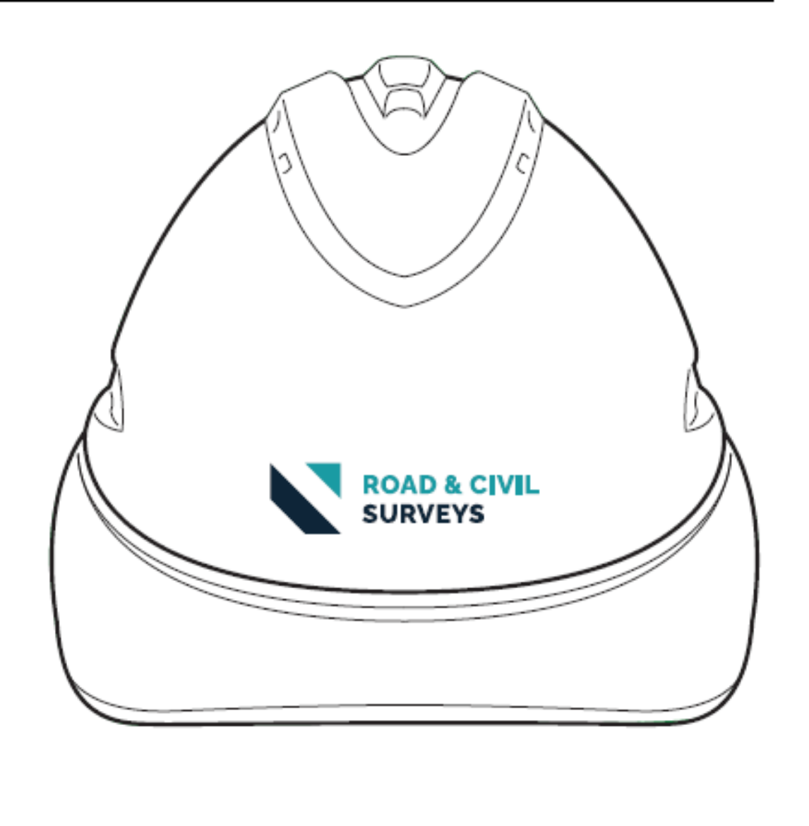 Picture of Pro-Choice Vented Type 1 Hard Hat White Including Road & Civil Printed on Front 2 Colour