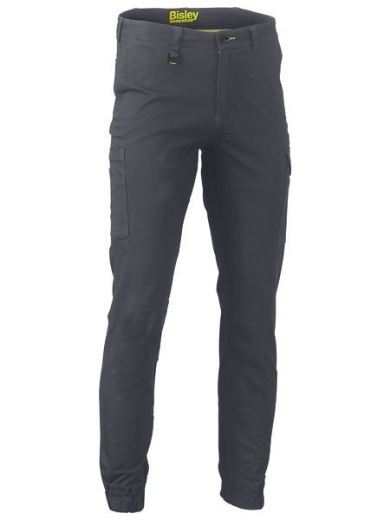 Picture of Bisley Stretch Cotton Drill Cargo Cuffed Pants