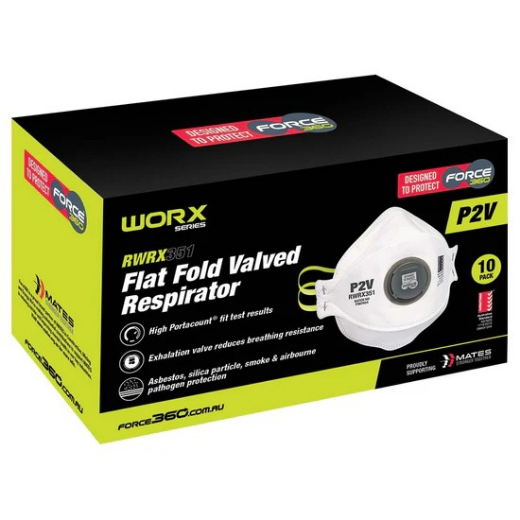 Picture of Force 360 PV2 Flat Valved Respirator