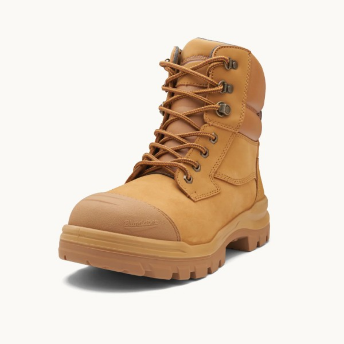 Picture of Blundstone ROTOFLEX Boot Zip Side Lace up Wheat TPU Toe Guard