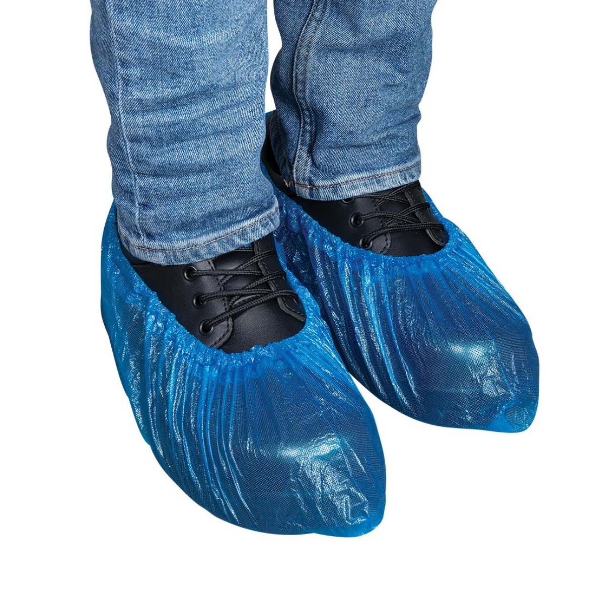 Picture of Force360 CPE Shoe Cover Blue Size 40 x 16cm