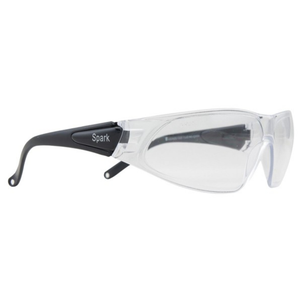 Picture of SGA Spark Safety Glasses Black Frame Clear Lens