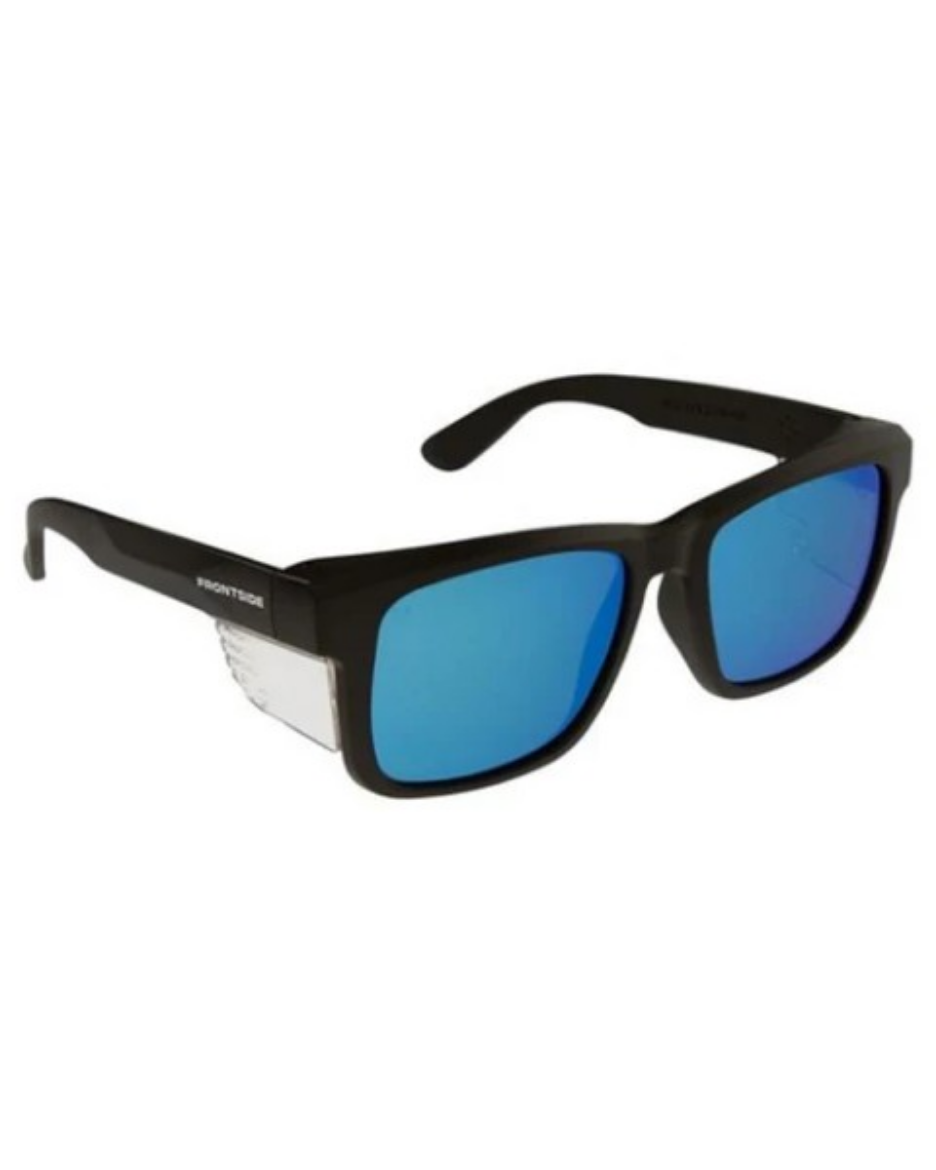 Picture of ProChoice Frontside Safety Glasses Polarised Blue Revo Lens with Black Frame
