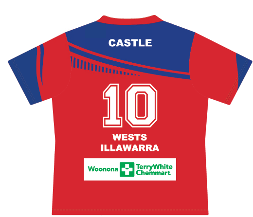 Picture of Sublimated Players T-shirts Ladies Waffle Knit Including Name & Number