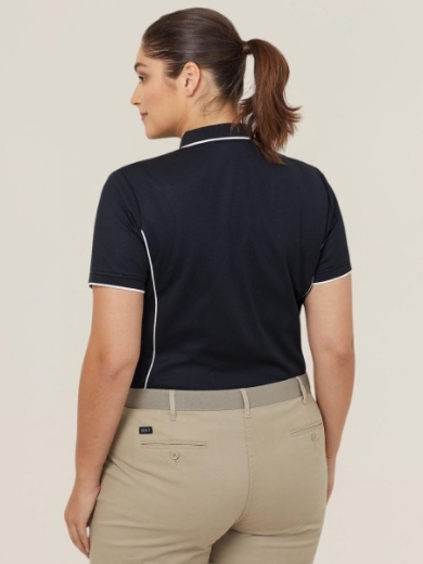 Picture of NNT Ladies Anti-Bac Poly/Cotton Short Sleeve Tipped Polo