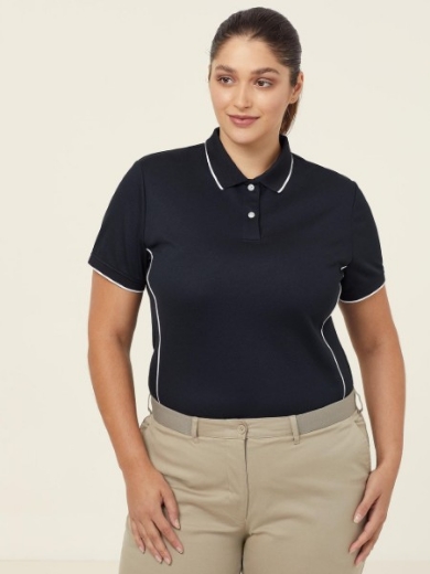 Picture of NNT Ladies Anti-Bac Poly/Cotton Short Sleeve Tipped Polo