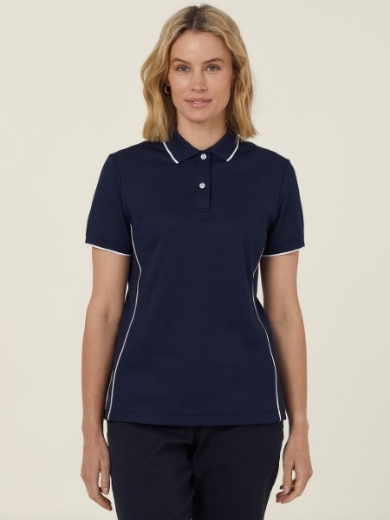 Picture of NNT Ladies Anti-Bac Poly/Cotton Short Sleeve Tipped Polo