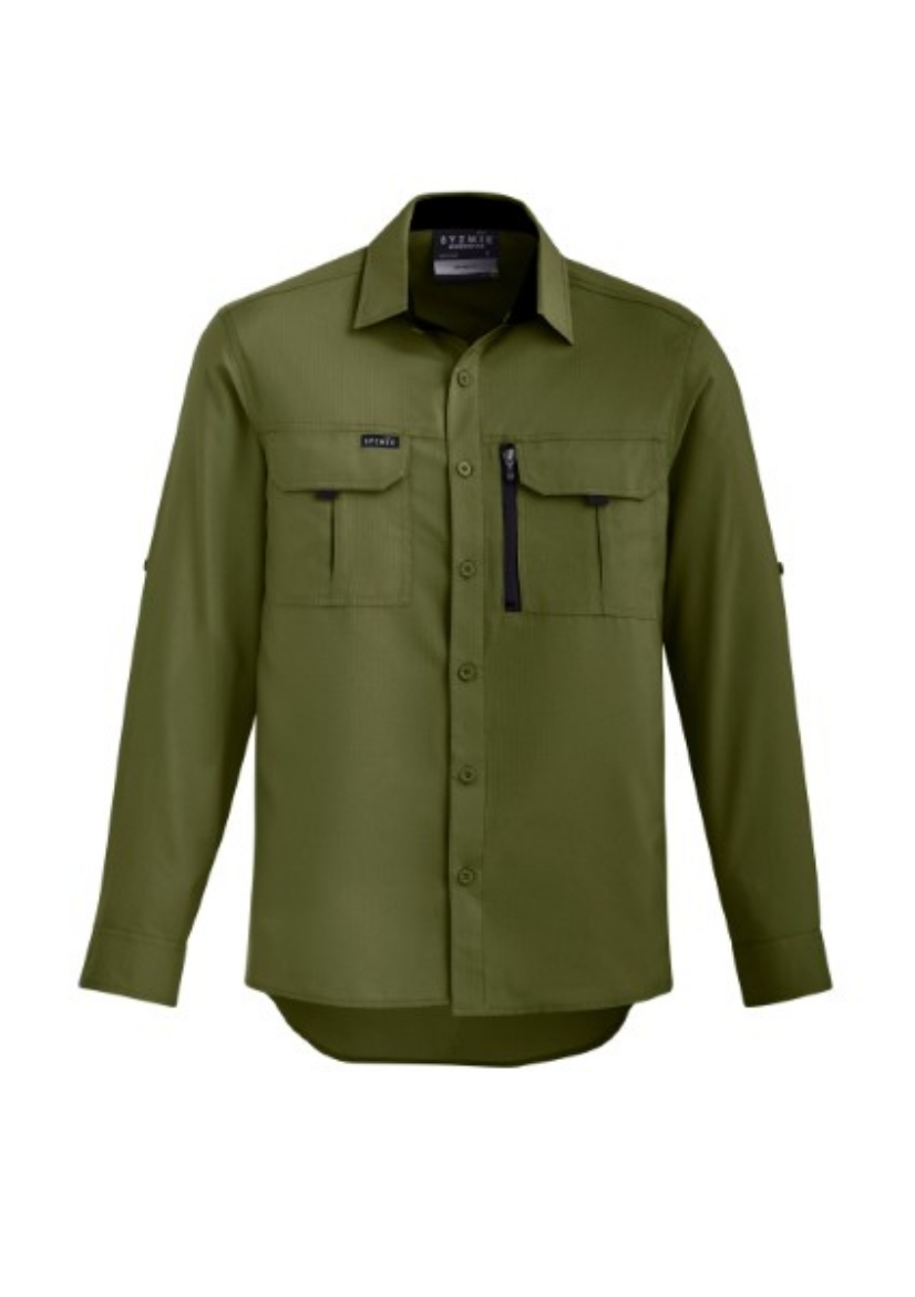 Picture of Syzmik Mens Outdoor Shirt Polyester Ripstop Long Sleeve