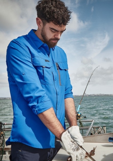 Picture of Syzmik Mens Outdoor Shirt Polyester Ripstop Long Sleeve