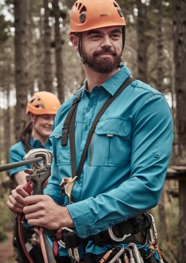 Picture of Syzmik Mens Outdoor Shirt Polyester Ripstop Long Sleeve