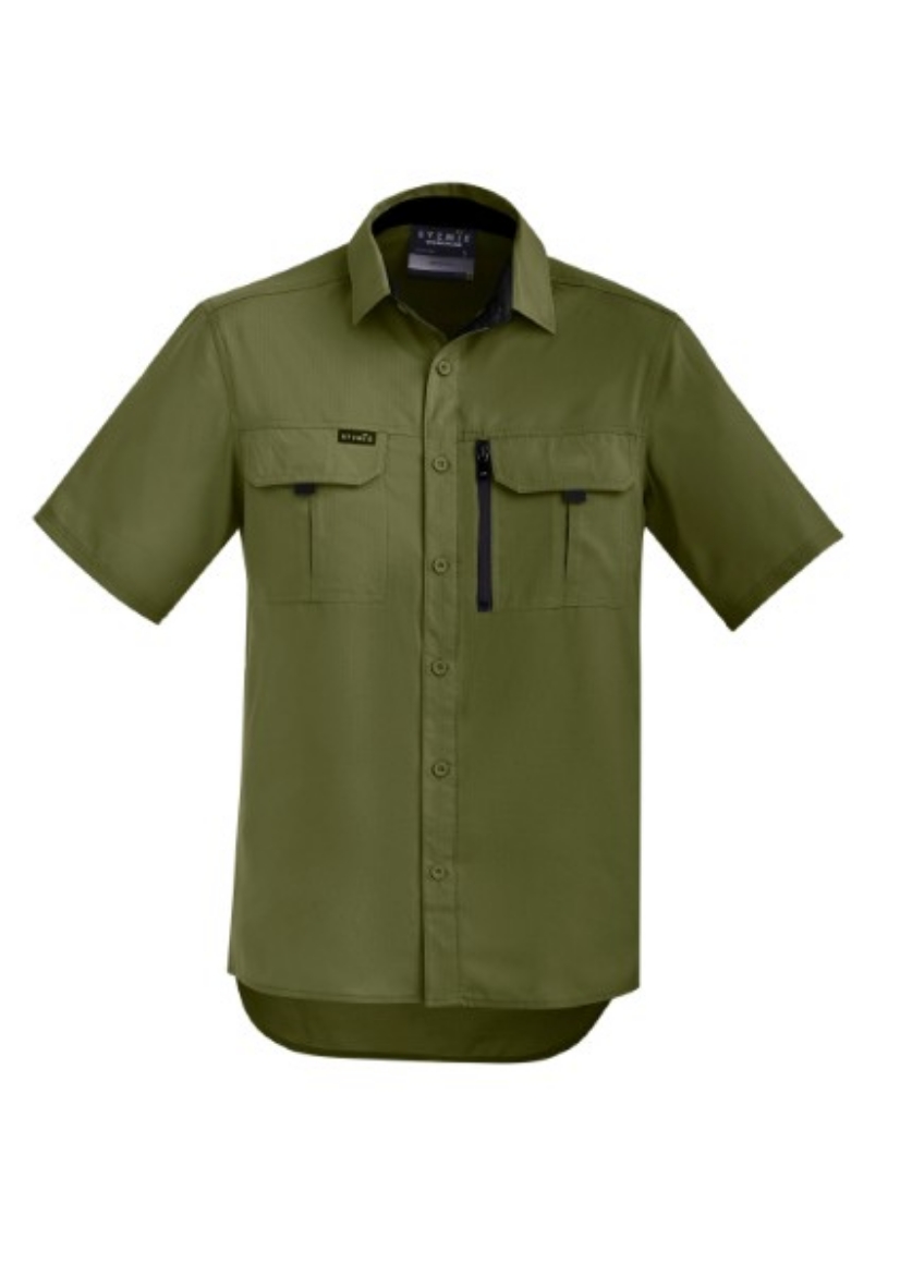 Picture of Syzmik Mens Outdoor Shirt Polyester Ripstop Short Sleeve