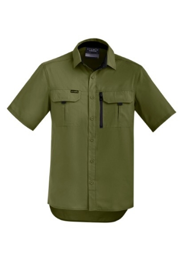 Picture of Syzmik Mens Outdoor Shirt Polyester Ripstop Short Sleeve