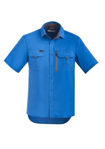 Picture of Syzmik Mens Outdoor Shirt Polyester Ripstop Short Sleeve