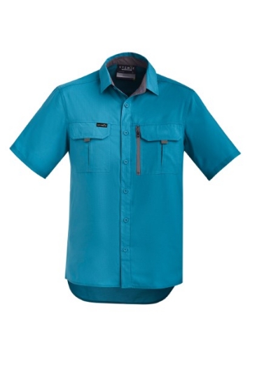 Picture of Syzmik Mens Outdoor Shirt Polyester Ripstop Short Sleeve